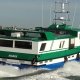 Blyth enclosed Fishing boat during sea-trials
